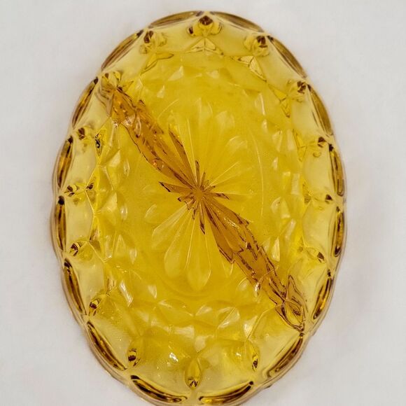 VINTAGE Anchor Hocking Oval Shaped Glass Dish - Picture 4 of 4